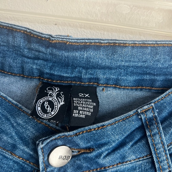 Distressed Blue Women's Jeans - Picture 7 of 7